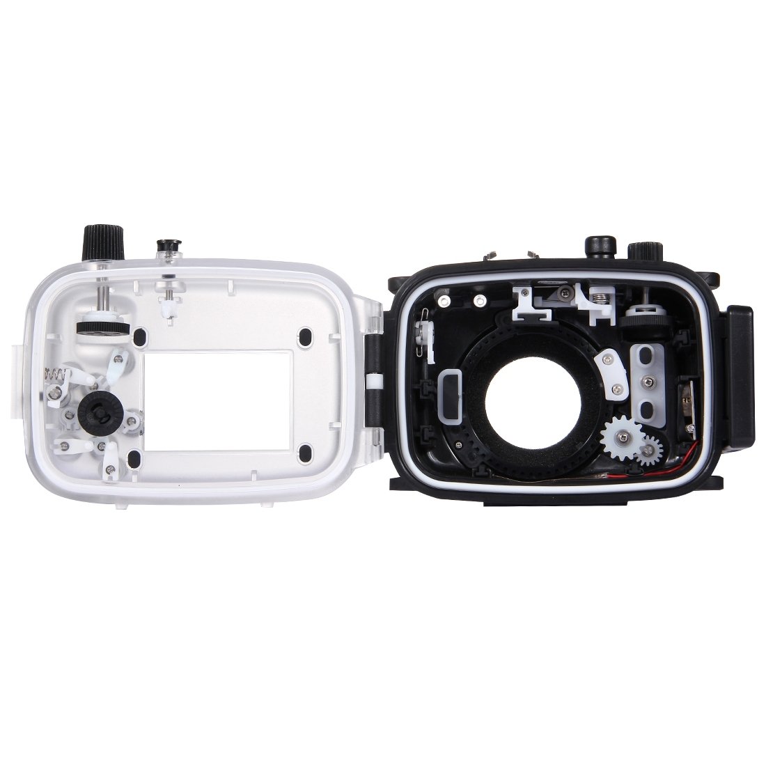 PULUZ 40m Waterproof Underwater Camera Housing Case for Canon G7 X Mark II - Professional Diving Photography, Snorkeling & Marine Exploration