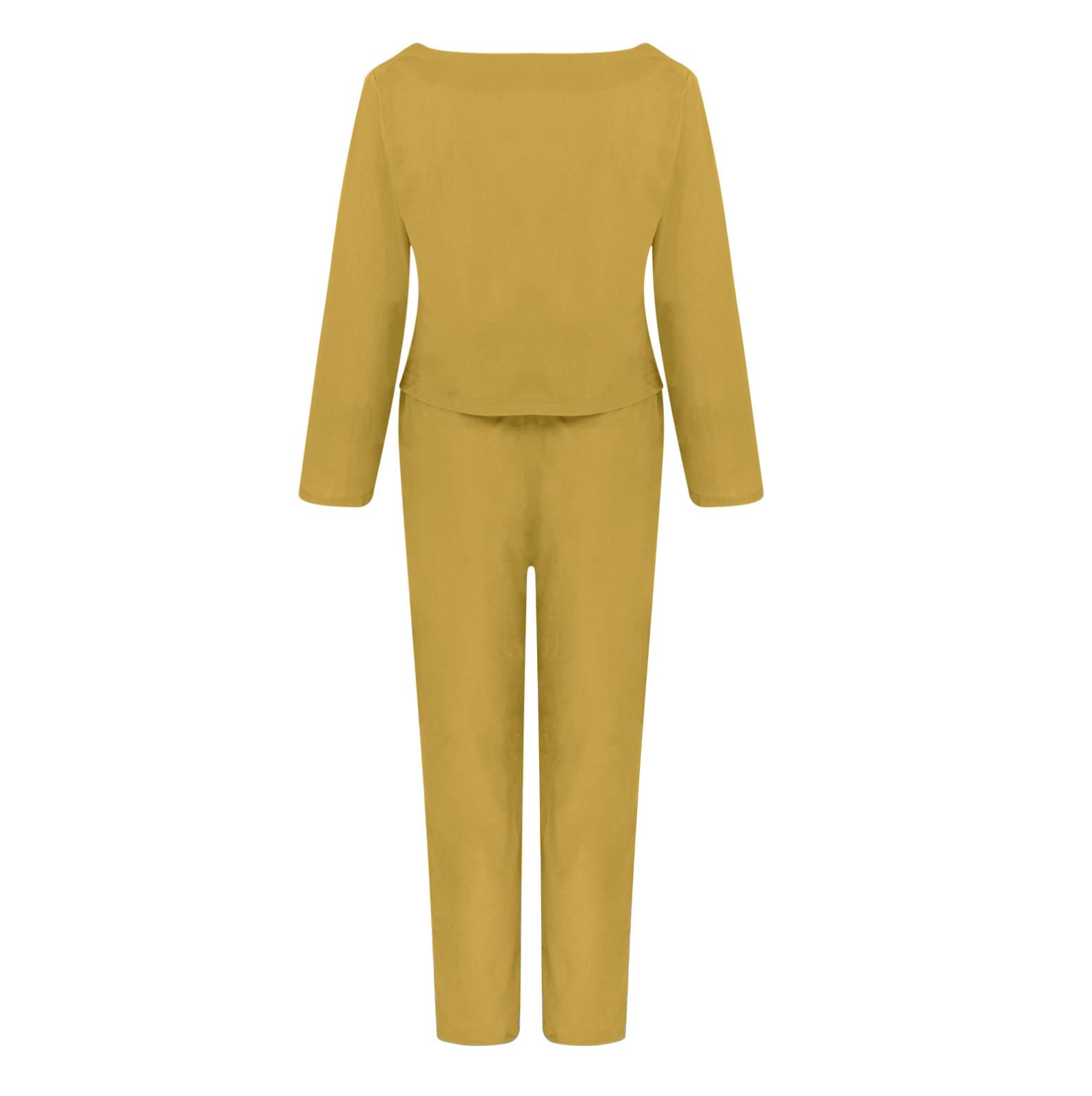 Women's 2-Piece Matching Lounge Set - Comfy Sweatsuit & Vacation Outfit | Plus Size Pajama Sets & Cute Loungewear for Home, Travel & Couple Matching