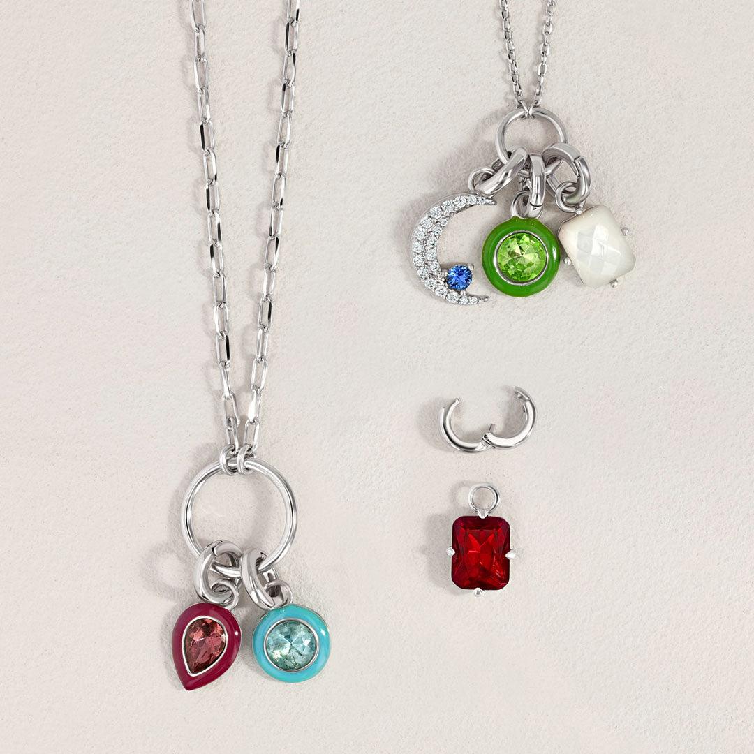 November Topaz Birthstone Charm Jewel Candle - Handmade Gemstone Necklace for Birthdays & Special Occasions - Perfect Gift for Women, Mothers & Friends