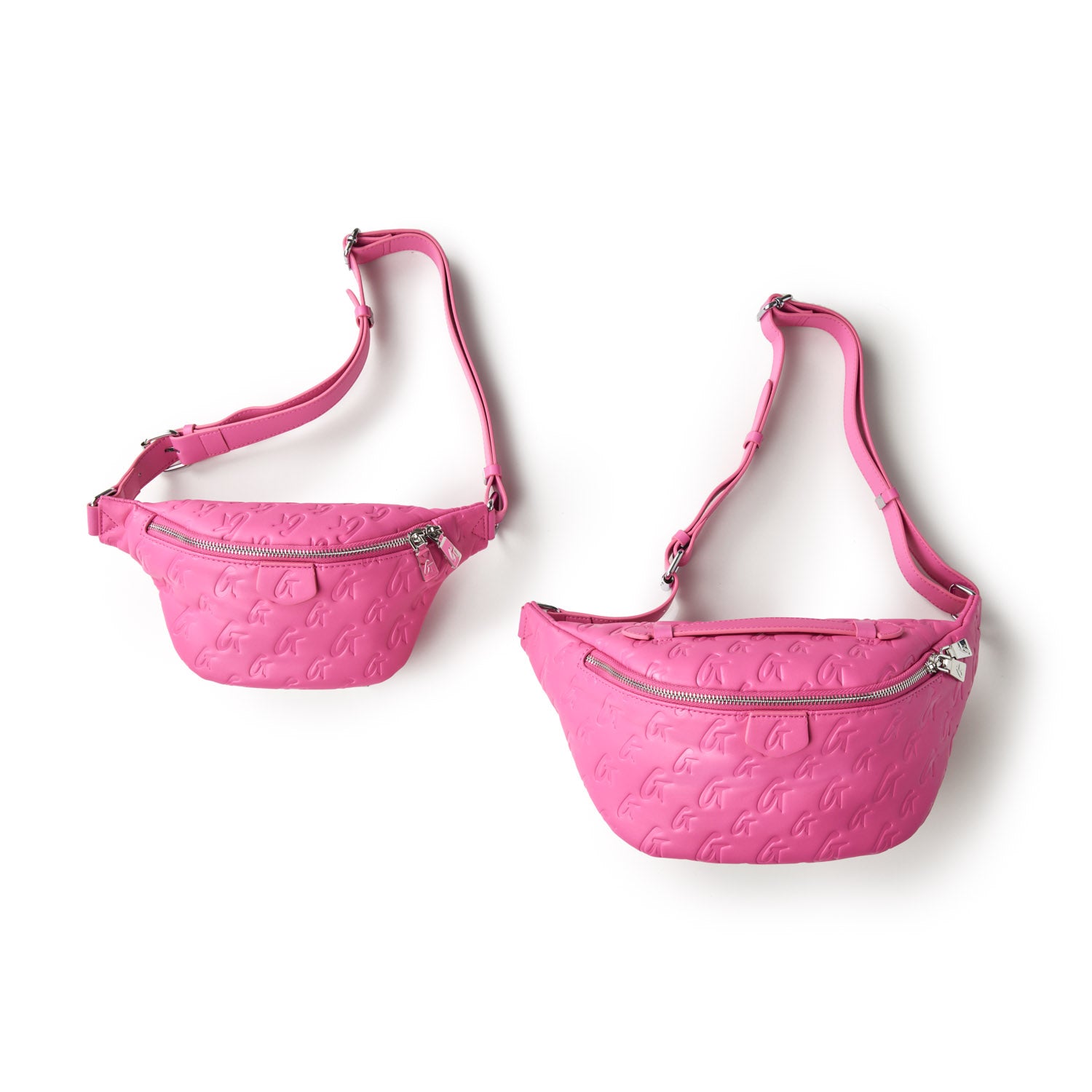MONOGRAM FANNY PACK HOT PINK - Stylish Waist Bag for Women | Perfect for Travel, Gym & Everyday Use