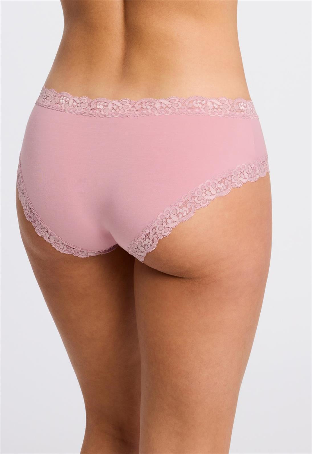 Sexy Pink Nectar Boyshort Panties - Women's Lace Underwear for Date Night & Special Occasions