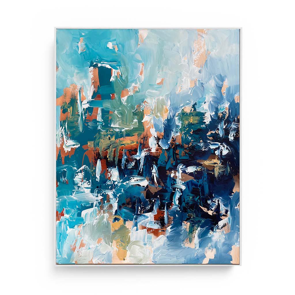 Time Has Stopped Part 2 - Original Abstract Painting Wall Art for Living Room Decor | Modern Home Office & Bedroom Wall Decor