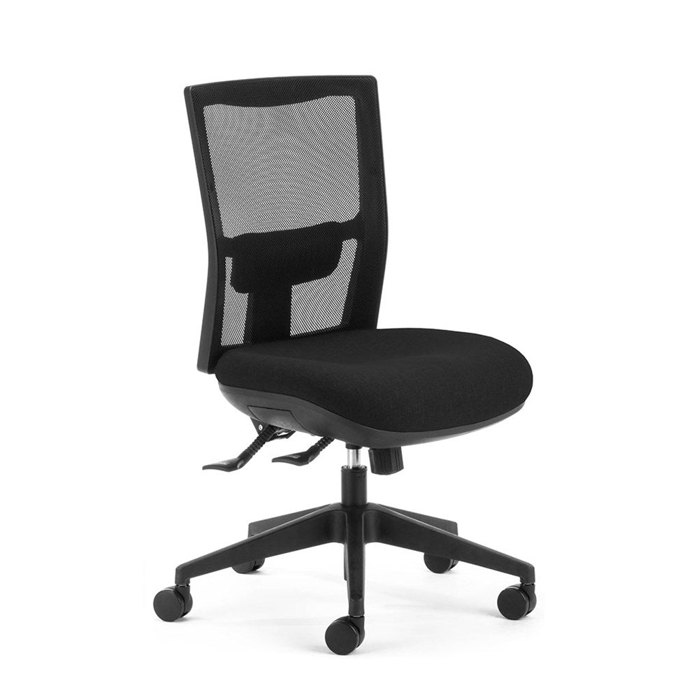 Heavy Duty Office Chair - Team Air Ergonomic Desk Chair with Adjustable Height & Lumbar Support for Home & Office Workspace