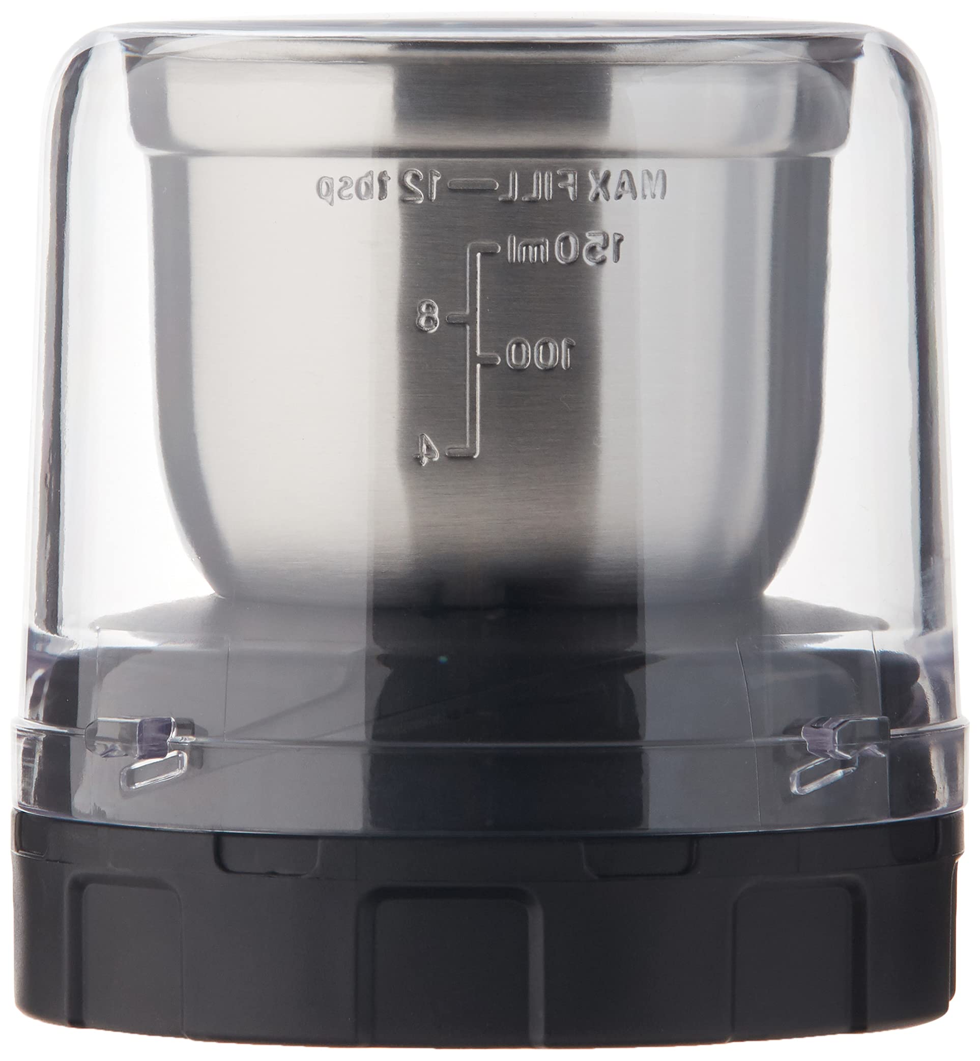 Ninja Foodi Coffee & Spice Grinder - Compatible with Ninja SS100, SS350, SS400 Blenders - Compact 12-Tbsp Capacity - Stainless Steel & Black - Perfect for Grinding Coffee Beans, Spices, Nuts - Ideal for Home Kitchens & Coffee Enthusiasts
