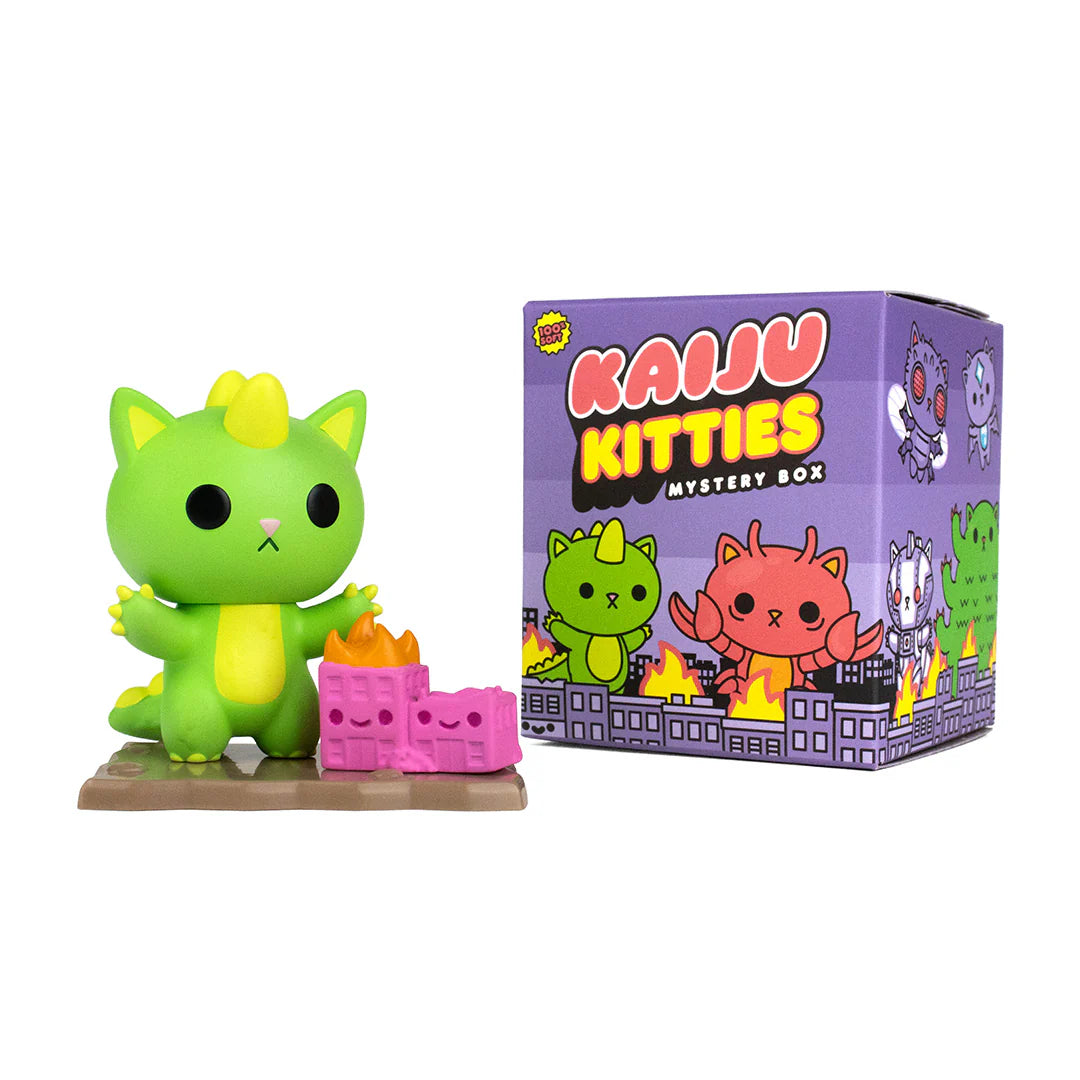 Kaiju Kitties Mystery Box Series 1 - Collectible Cute Monster Cat Figures - Perfect for Gifts, Display & Anime Fans Collection