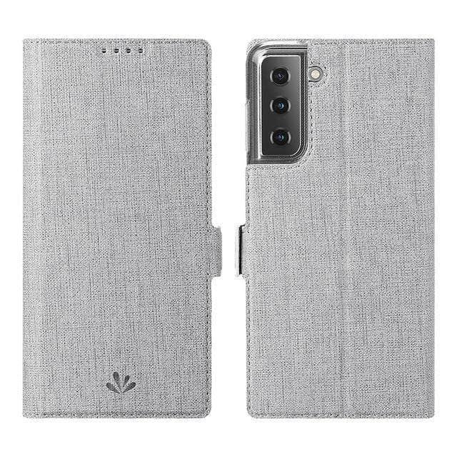 Samsung Galaxy S21 PU Leather Wallet Case - Premium Flip Cover with Card Slots & Kickstand for Protection & Convenience - Perfect for Business, Travel, and Everyday Use