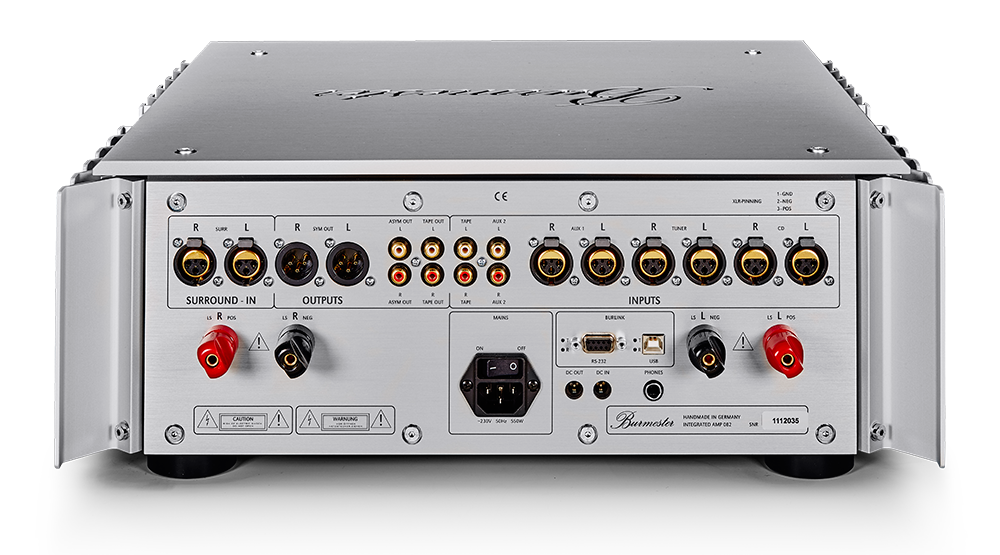 Burmester 082 Classic Line Integrated Amplifier - High-End Audio System for Home Theater & Music Listening | Premium Stereo Amplifier for Audiophiles