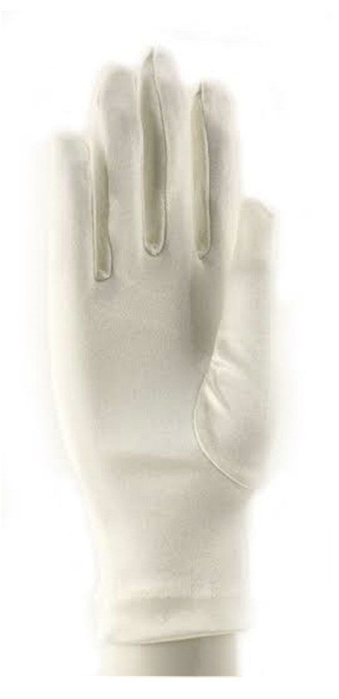 Elegant Pearl Necklace Set & Satin Wrist-Length Gloves for Women - Perfect for Prom, Wedding, Bridal Party & Formal Occasions