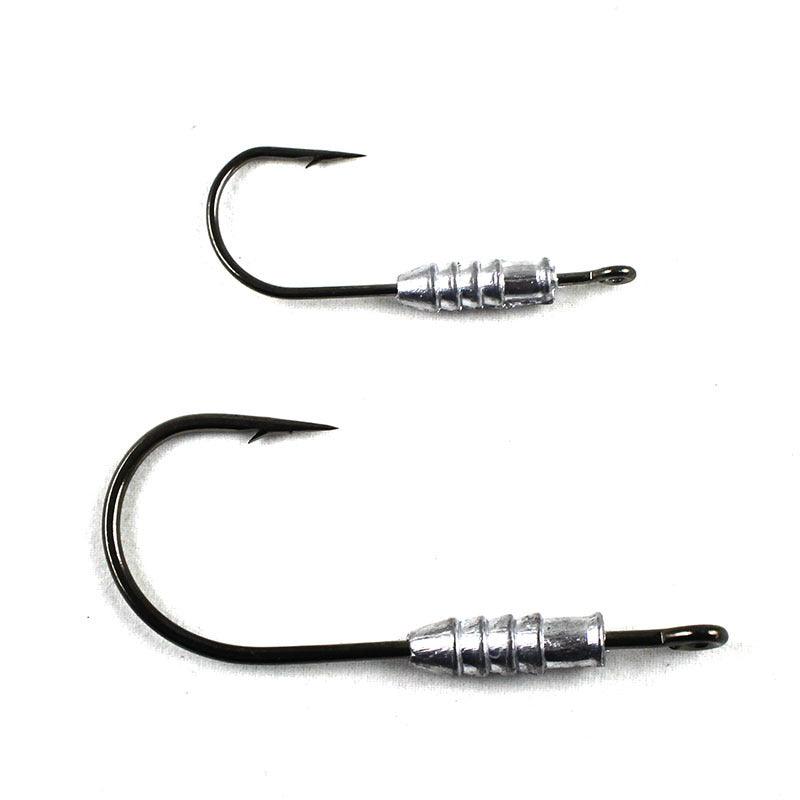 Jigging World Weighted Teaser Hooks - Saltwater Fishing Lures for Tuna, Mahi Mahi & Wahoo - Perfect for Offshore & Deep Sea Fishing Adventures