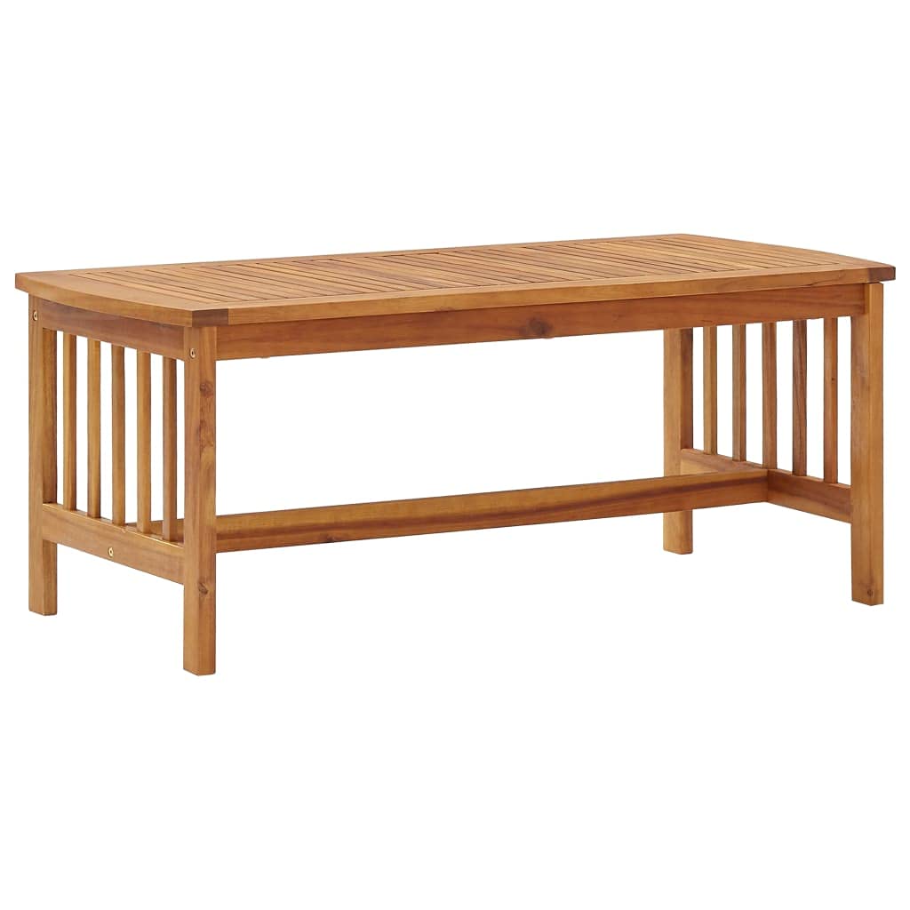 Modern Acacia Wood Coffee Table - 40.2