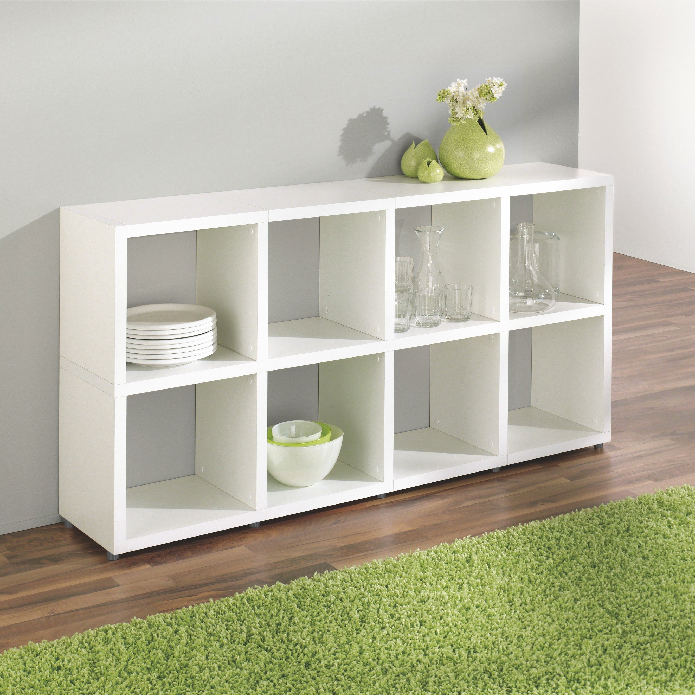 BOON Cube Storage Shelf - 3x6 Square Organizer for Kids Toys, Books & Home Decor | Perfect for Nursery, Playroom & Closet Organization