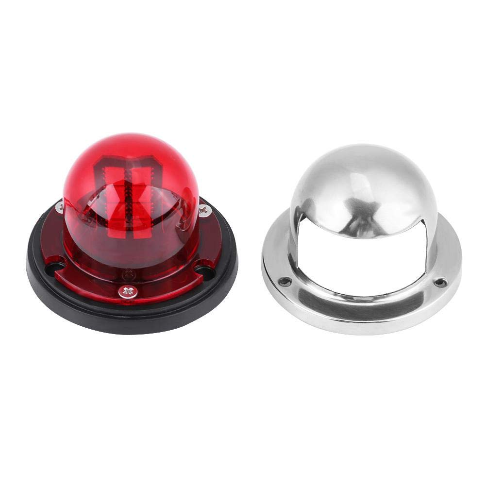 Tbest Marine Navigation Lights - 12V LED Bow Lights for Boats & Yachts (2Pcs, Red/Green) | Waterproof Side Navigation Lamps for Safe Sailing, Fishing & Night Cruising