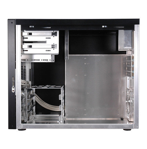 Lian Li PC-A03B Black Mini Tower Case for Micro ATX - Compact Gaming PC Build, Home Office & Workstation Setup