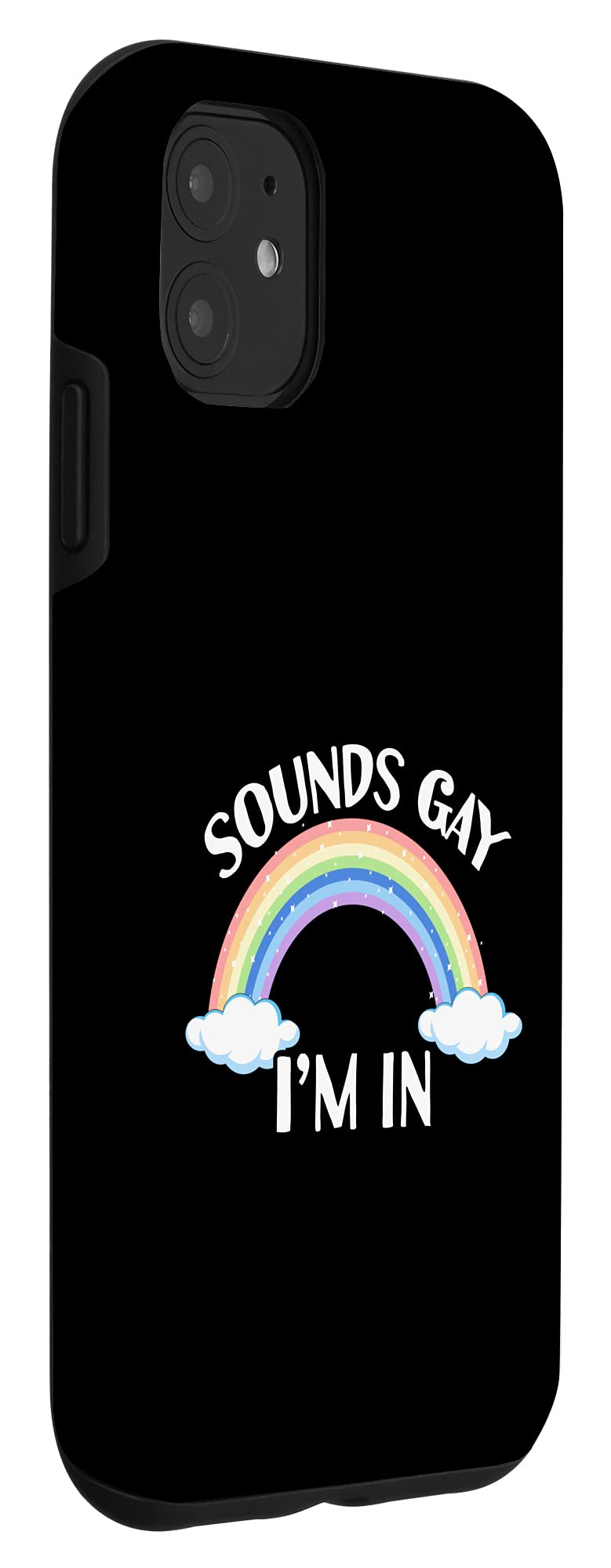 iPhone 11 Case - Funny LGBTQ+ Pride Gift for Gay Friends & Allies - Perfect for Daily Use, Parties & Pride Events