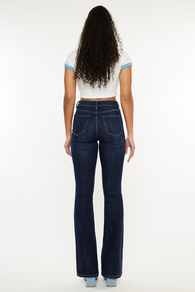 Ami High Rise Bootcut Jeans for Women - Stretchy Denim Pants with Flattering Fit - Perfect for Casual Outfits & Night Out