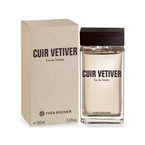 Vetiver Leather EDT Perfume for Men - Long Lasting Aromatic Fragrance for Daily Wear & Special Occasions