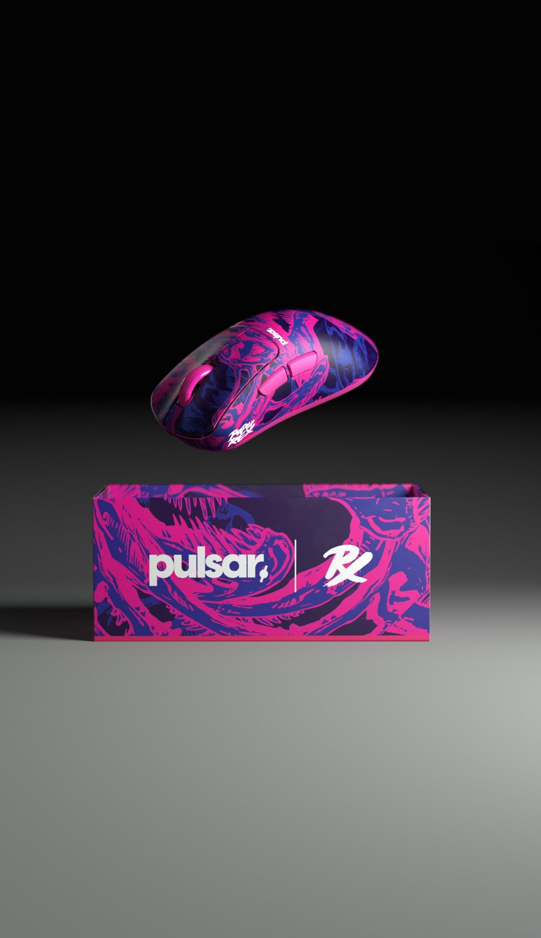 Pulsar Xlite V4 Medium Wireless Gaming Mouse - PRX Edition with 8K Dongle | Lightweight Ergonomic Design for FPS, MOBA & Esports | PC & Mac Compatible