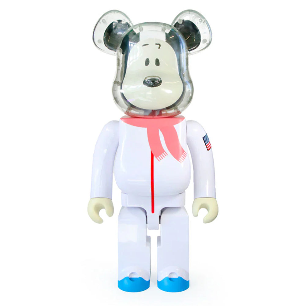 1000% Bearbrick Astronaut Snoopy Collectible Figure - Limited Edition Vinyl Art Toy for Display & Home Decor - Perfect for Anime Fans, Toy Collectors & Gift Giving
