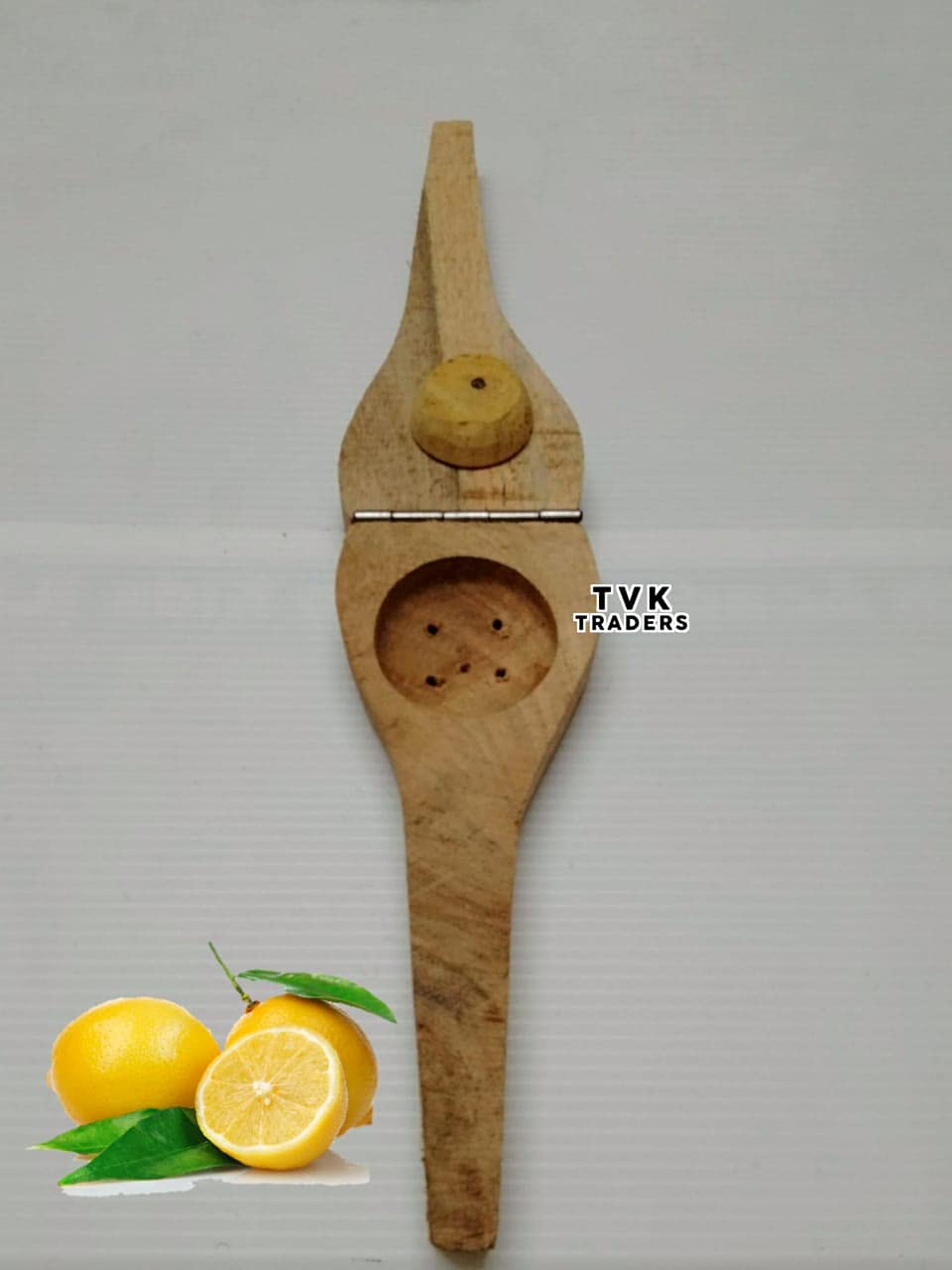 TVK Traders Premium Handmade Lemon Squeezer & Masher - Manual Citrus Lime Juicer Press for Fresh Lemonade, Orange Juice - Dishwasher Safe - Perfect for Cocktails, Baking & Healthy Drinks