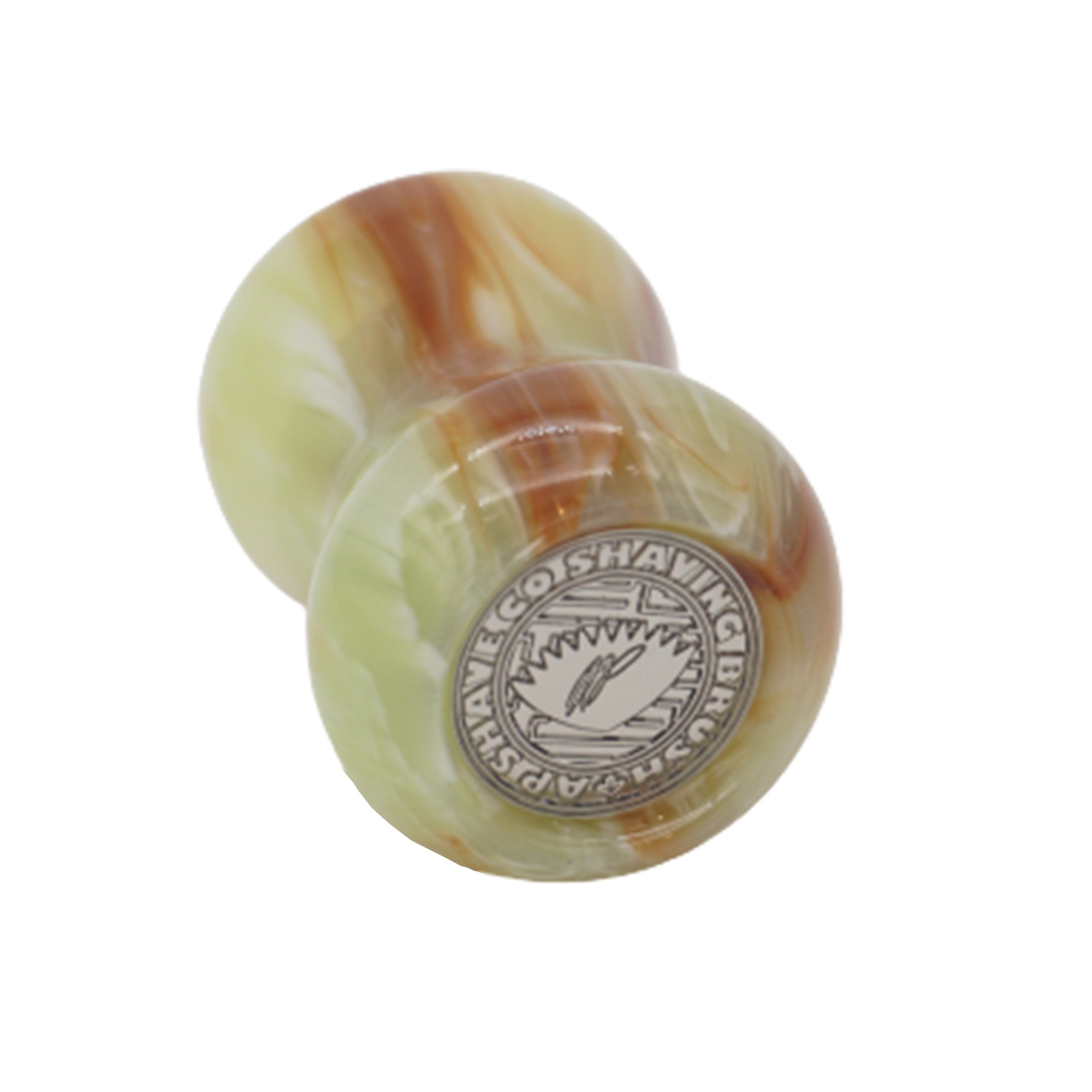 Premium Jade Handcrafted Shaving Brush Handle for Wet Shaving - Fits 24mm & 26mm Knots - Perfect for Barber Shops, Grooming Gifts & Luxury Shaving Kits