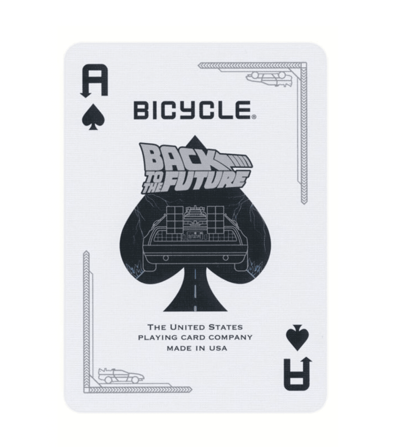 Back to the Future Themed Bicycle Playing Cards - 80s Nostalgia Deck for Magic Tricks, Poker Games & Movie Night Fun