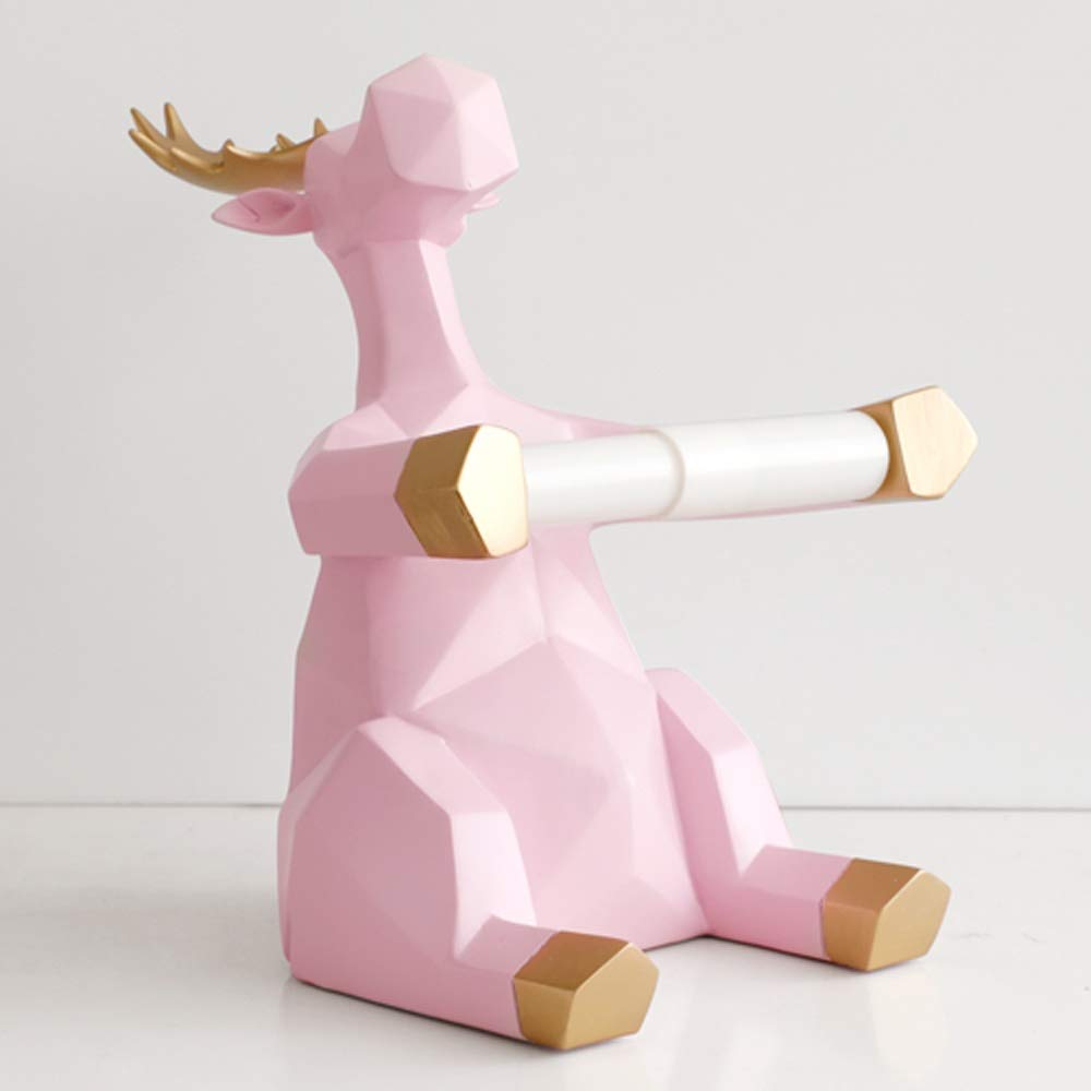 Creative Kangaroo Tabletop Toilet Paper Holder - Cute Resin Tissue Dispenser for Bathroom, Kitchen, Office & Restaurant Decor (8.66