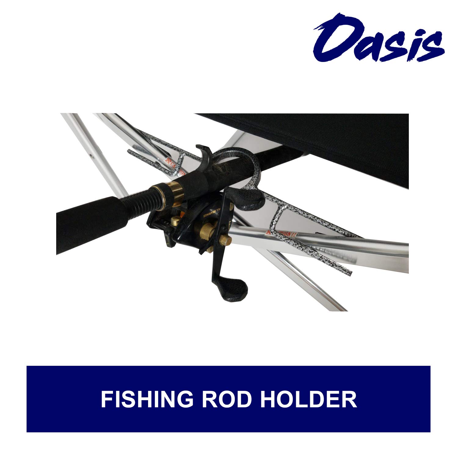 Premium Oasis Fishing Rod Holder - Heavy Duty Adjustable Boat & Kayak Mount for Saltwater & Freshwater Fishing | Perfect for Anglers, Trolling & Shore Casting