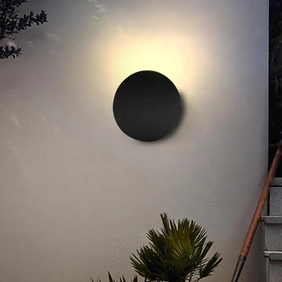 Modern Pebble-Shaped LED Uplight Outdoor Wall Lights - Waterproof Landscape Lighting for Garden, Patio, Pathway & Facade Illumination