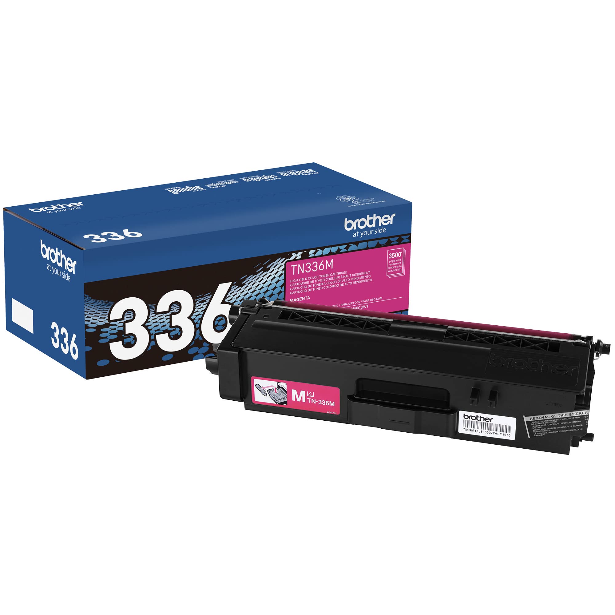 Brother TN336M Toner Cartridge - High Yield Replacement for Brother Printers | Compatible with HL-L2300D, HL-L2320D, HL-L2360DW Series | Perfect for Home Office & Small Business Printing Needs