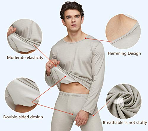 EMF Protection Silver Fiber Long Sleeve Shirt - Anti Radiation Clothing for Men & Women, EMI Shielding Underwear for Daily Wear, Work & Sleep