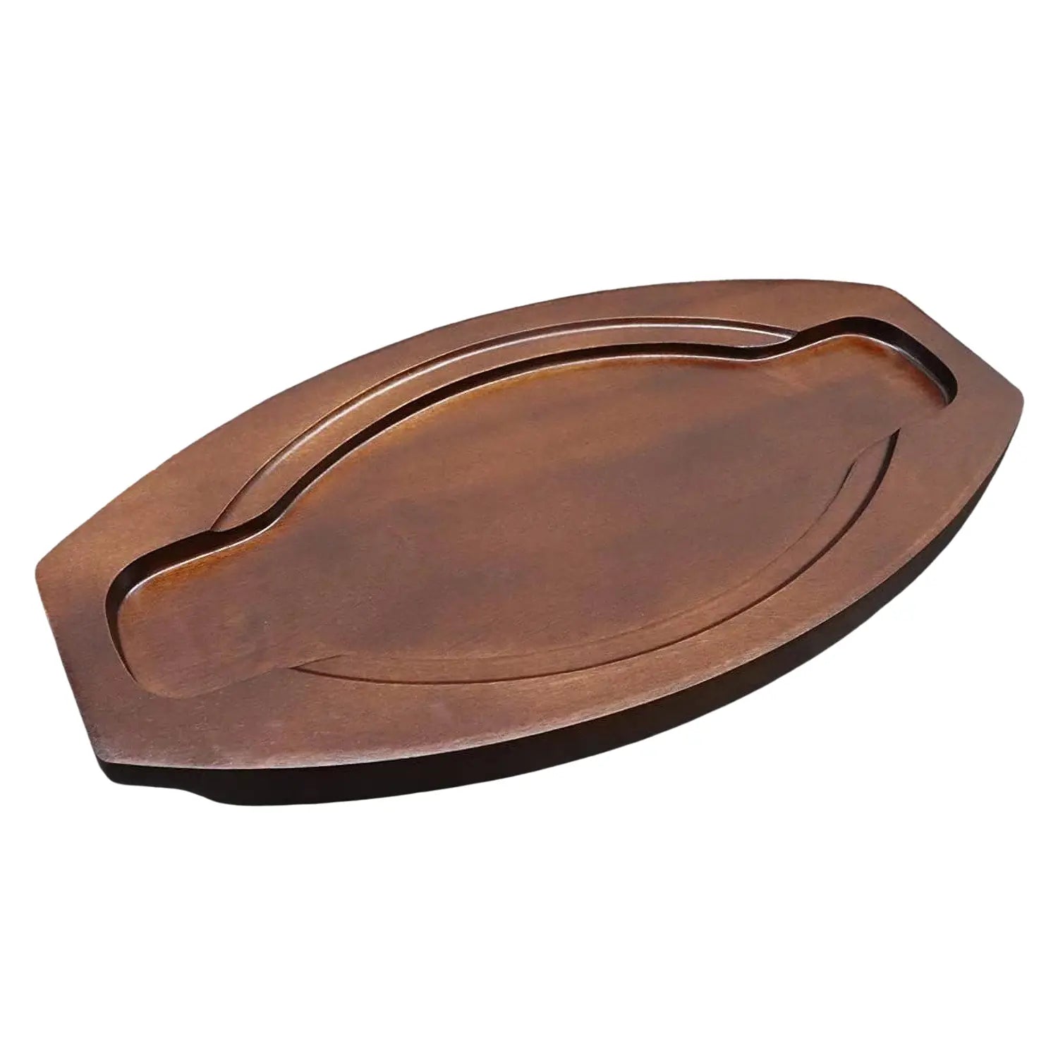 Asahi Premium Cast Iron Sizzler Platter - Arabesque Design for Steak, Fajitas & Sizzling Dishes - Perfect for Restaurants, Home Cooking & Outdoor BBQ