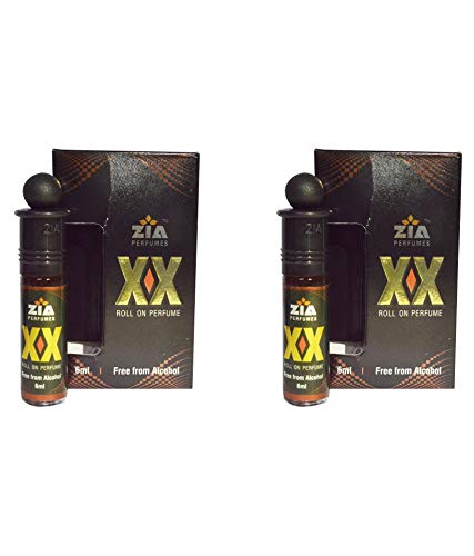 ZIA XX 6ml Roll-On Combo Attar Perfume for Men & Women - Alcohol-Free Fragrance Oil - Perfect for Daily Wear, Office & Special Occasions