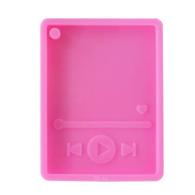 7 Inch Aluminum Mirror Keychain Mold - Silicone Crystal Cake Fondant Mold for Epoxy Resin, Cake Decorating & Tube Cake Pan - Perfect for DIY Crafts, Wedding Cakes, and Chocolate Making