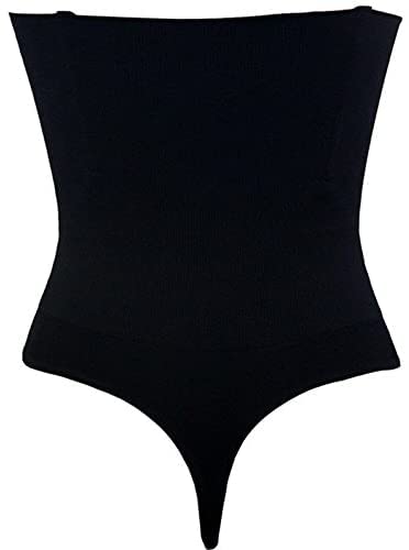 Best Women's Hi-Waist Tummy Control Thong Panties - Body Shaper Waist Cincher Shapewear with Butt Lifting Effect - Seamless Underwear for Everyday Comfort | Perfect for Workouts, Date Nights & Special Occasions