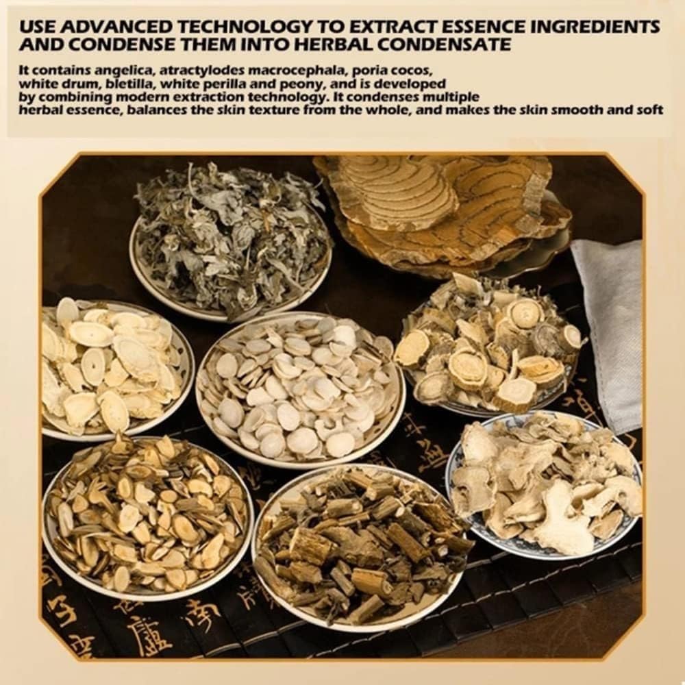 Seven Seeds Powder Eggshell Mask Cream - Qizi Eggshell Facial Mask with Egg Essence, 7 Kinds of White Herbs for Brightening (Pack of 4, 16 Masks Total) | Hydrating & Whitening Face Treatment for Dry Skin, Perfect for Night Routine & Spa Days