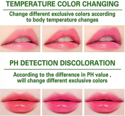 Best Aloe Vera Moisturizing Color Change Lip Balm - Hydrating & Soothing for Dry, Chapped Lips - Perfect for Daily Use, Makeup Prep & On-the-Go Care