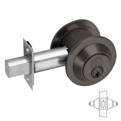 Corbin Russwin DL3012 Double Cylinder Deadlock - L4 Keyway, Keyed Random with 2 Change Keys, Non-Handed for Home & Office Security