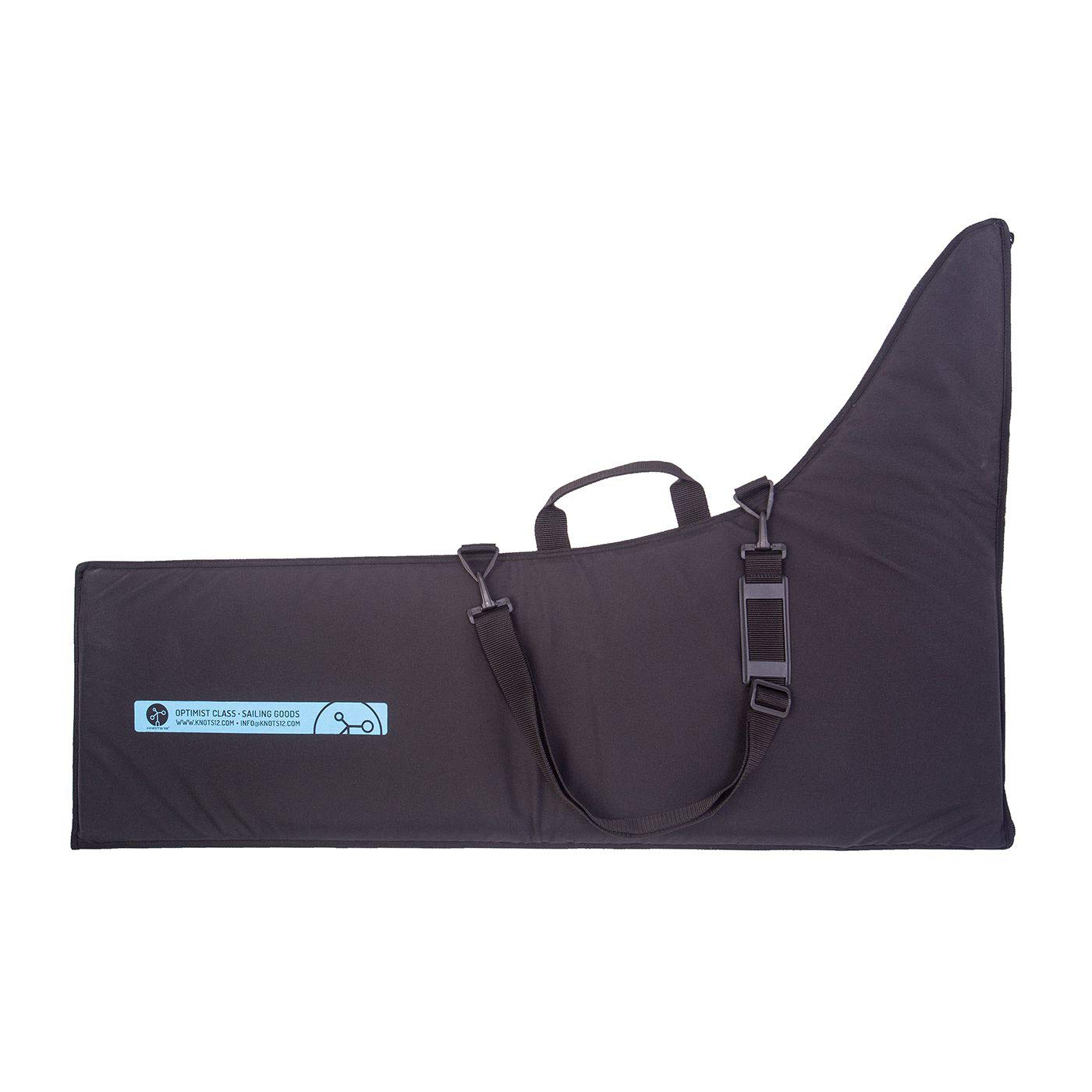 Knots12 Optimist Rudder & Centreboard Bag - Padded Silver Storage Case for Sailing Gear | Perfect for Dinghy Sailboats & Youth Sailing Equipment