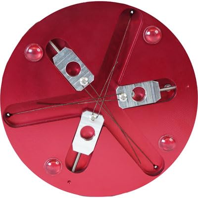 Kontax Tensegrity Floating Table Phone Stand - Red | Modern Smartphone Holder for Desk, Office, Home & Travel | Perfect for Watching Videos, Video Calls & Hands-Free Use