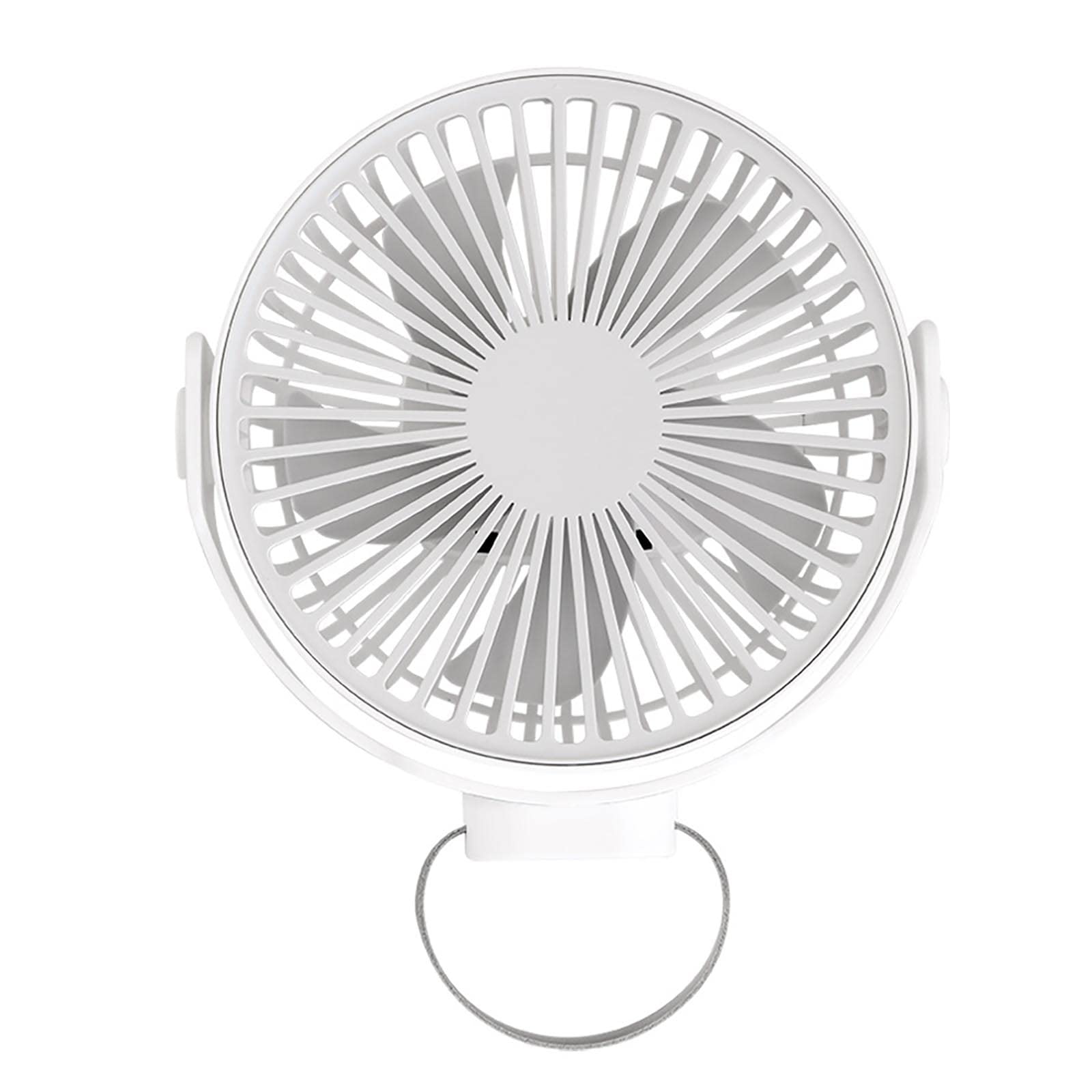 ZNMDOK 200.5x87x203mm Portable USB Rechargeable Desk Fan - 4000mAh Battery, 4 Speed Settings, High Airflow & Quiet Operation for Home, Office, Camping, Tent, Outdoor & School Use