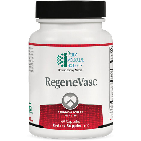 RegeneVasc Orthomolecular Supplement - Support Cardiovascular Health & Circulation - Ideal for Heart Wellness & Blood Flow Improvement