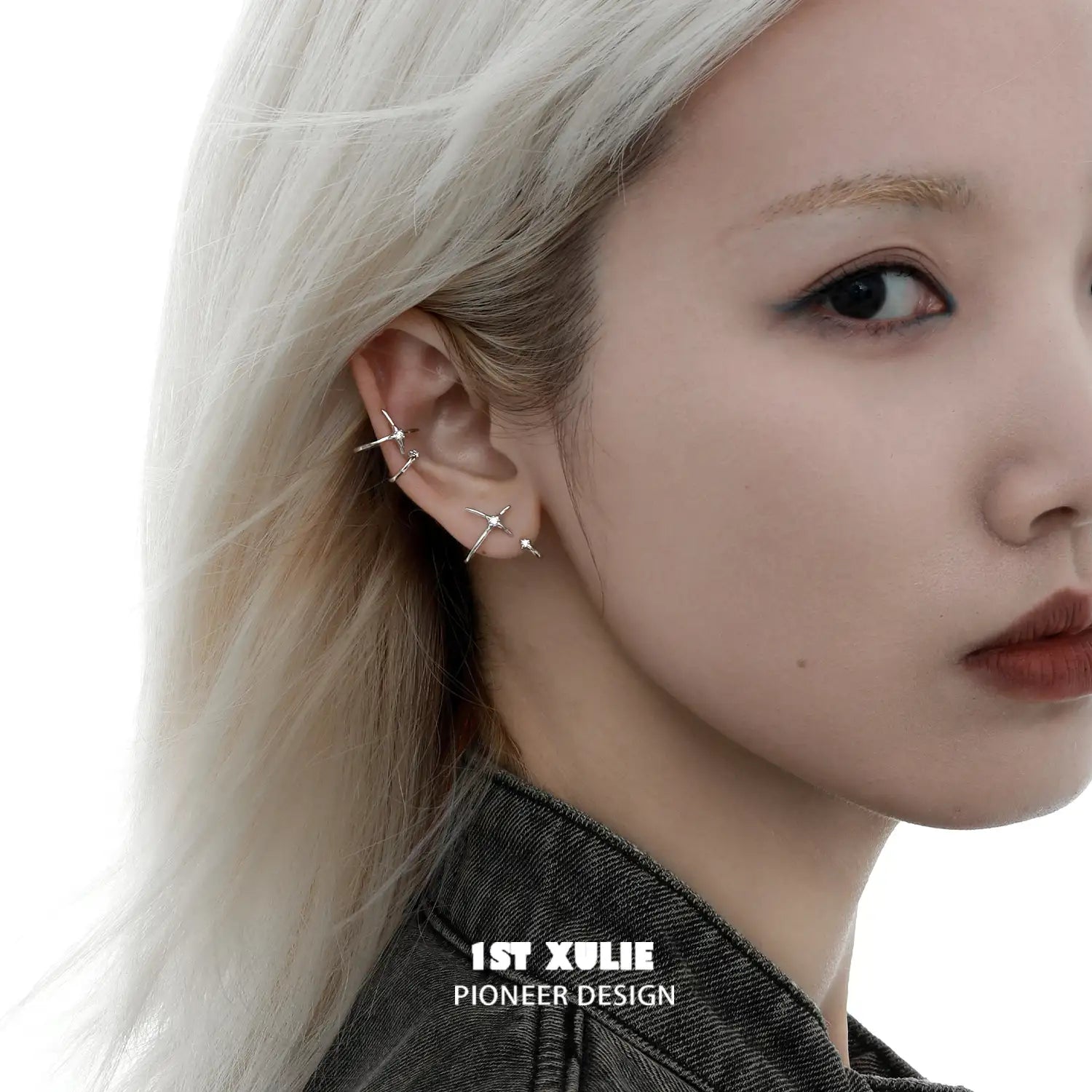 Star Trails S925 Sterling Silver Irregular Planetary Orbit Earrings | Hypoallergenic Stud Ear Clips for Women | Perfect for Astronomy Lovers & Space-Themed Outfits