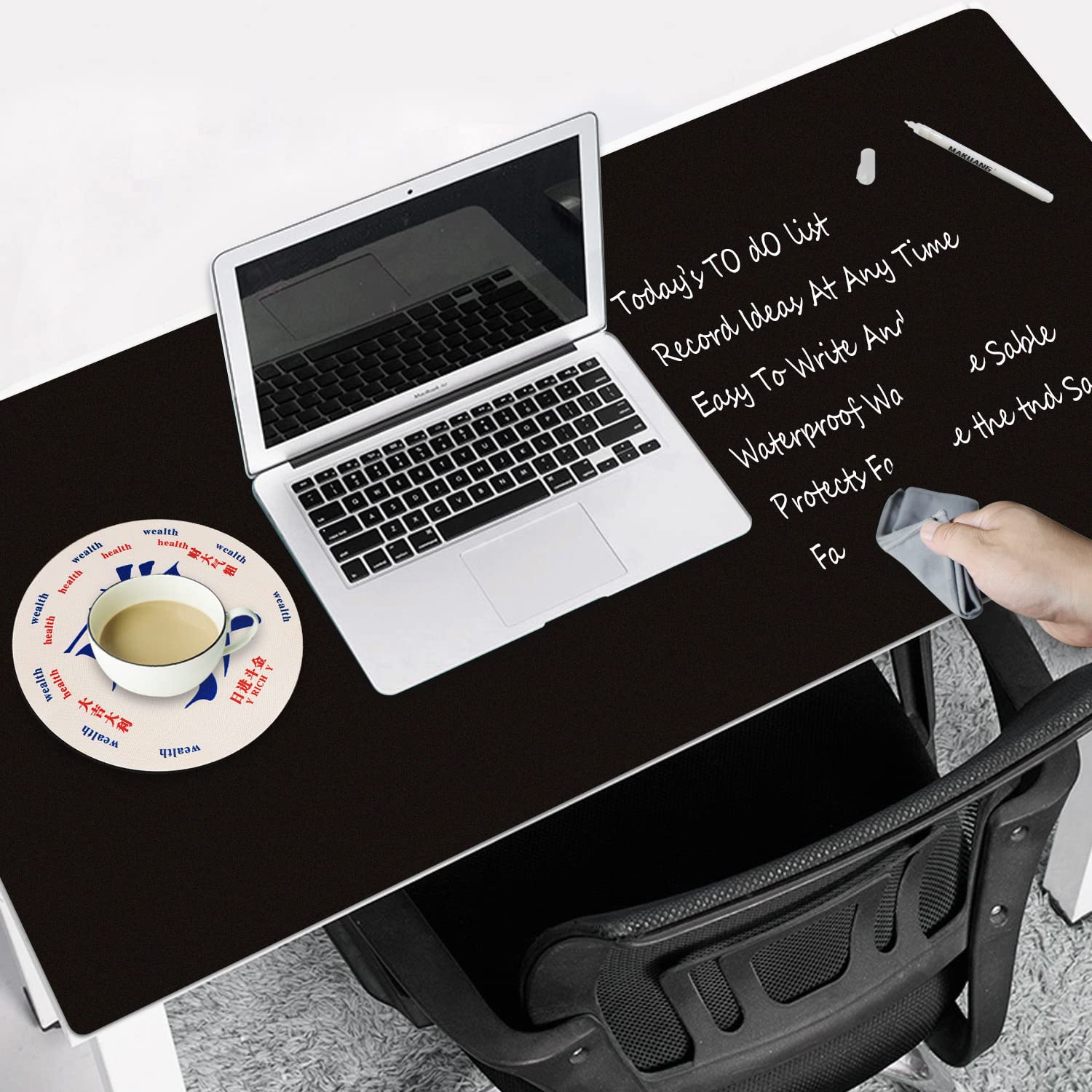 Magnetic Dry Erase Desk Mat 31.5
