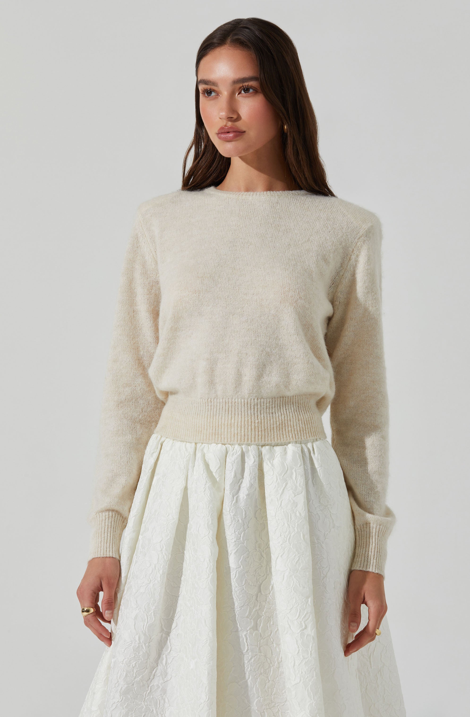 Kiran Fine Knit Sweater for Women - Soft Comfortable Lightweight Pullover - Perfect for Fall Winter Fashion, Office Wear & Casual Outings