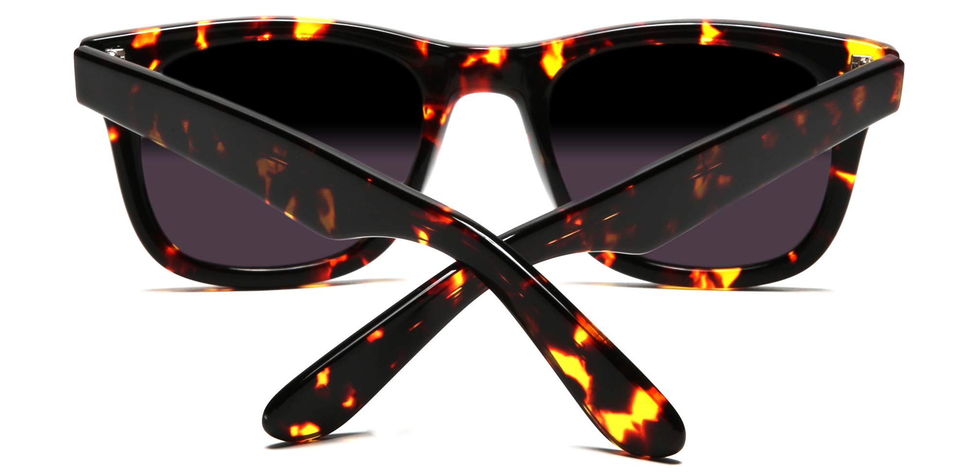 Polarized Horned Rim Verona Sunglasses for Men & Women - UV Protection, Retro Style - Perfect for Driving, Beach & Outdoor Activities