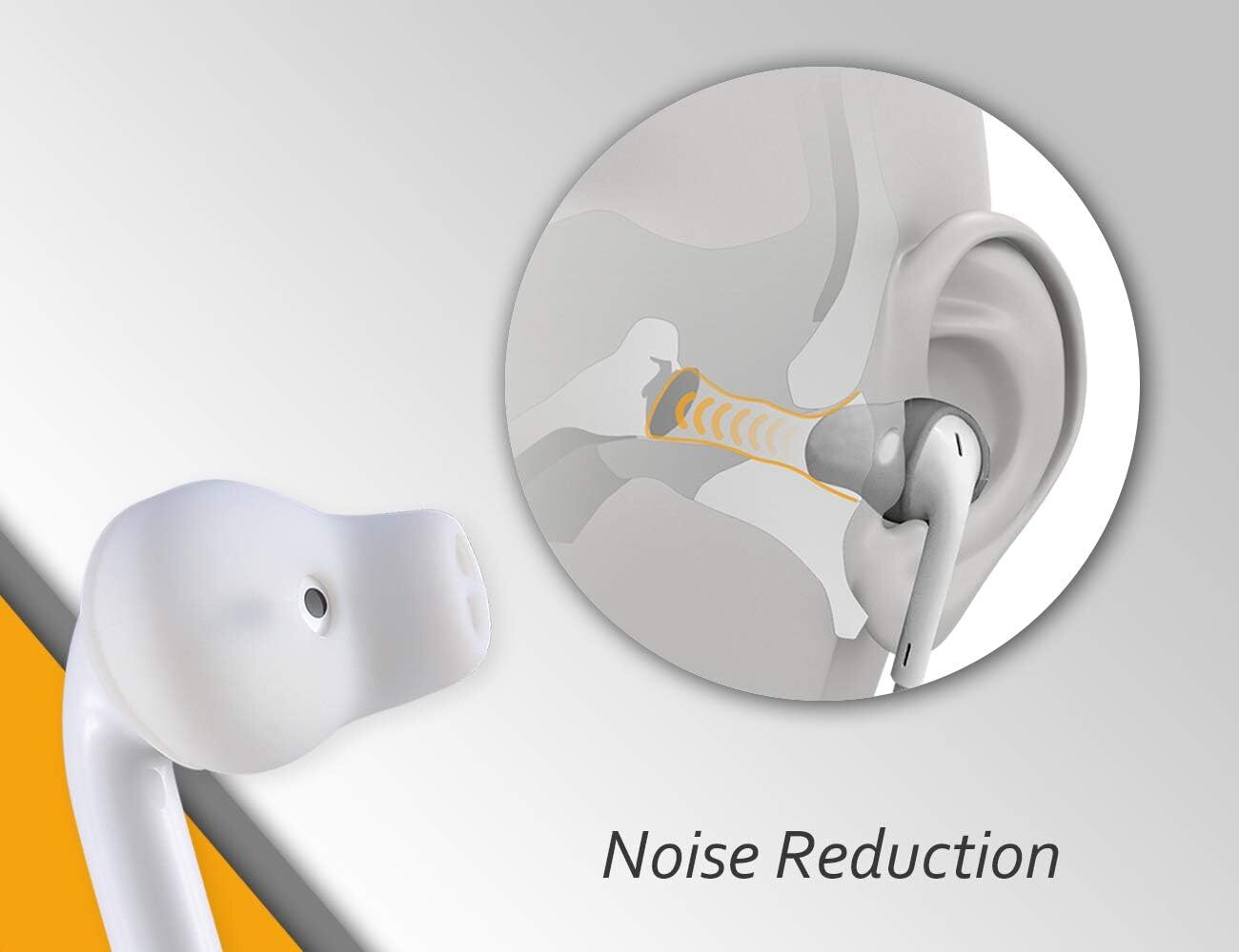 ACOUS Design Purest Earbuds Covers - Soft White Replacement Ear Tips for Wireless Earbuds - Perfect for AirPods, Galaxy Buds & More - Comfortable Fit for Workouts, Commuting & Daily Use