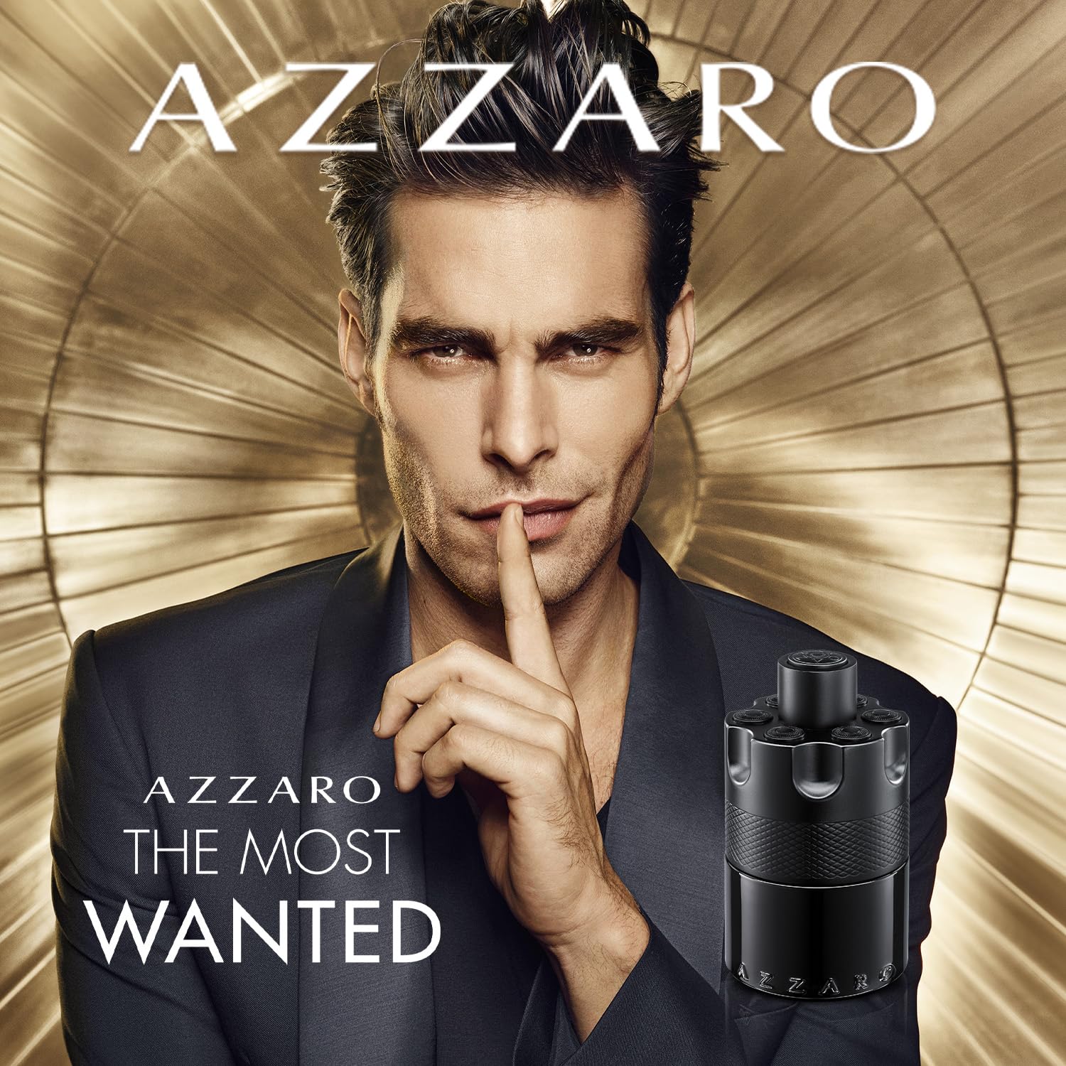 Azzaro The Most Wanted Eau de Parfum Intense for Men - Woody, Amber & Spicy Cologne - Long Lasting Luxury Fragrance - Perfect for Date Night, Special Occasions & Evening Events