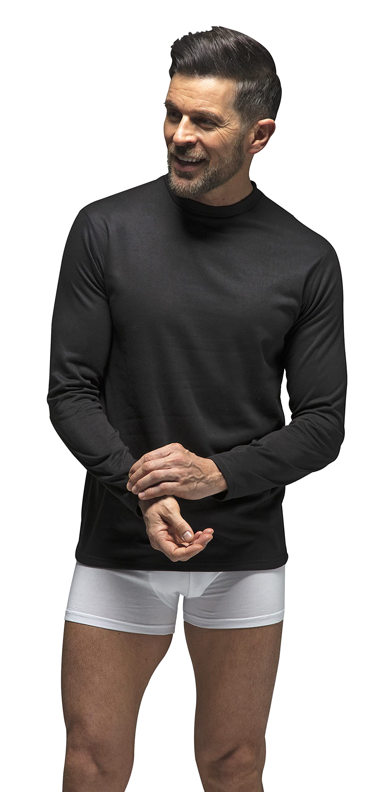 Heat Holders Men's Thermal Long Sleeve Base Layer Top for Winter - Warm Thermal Underwear for Cold Weather, Hiking & Outdoor Activities