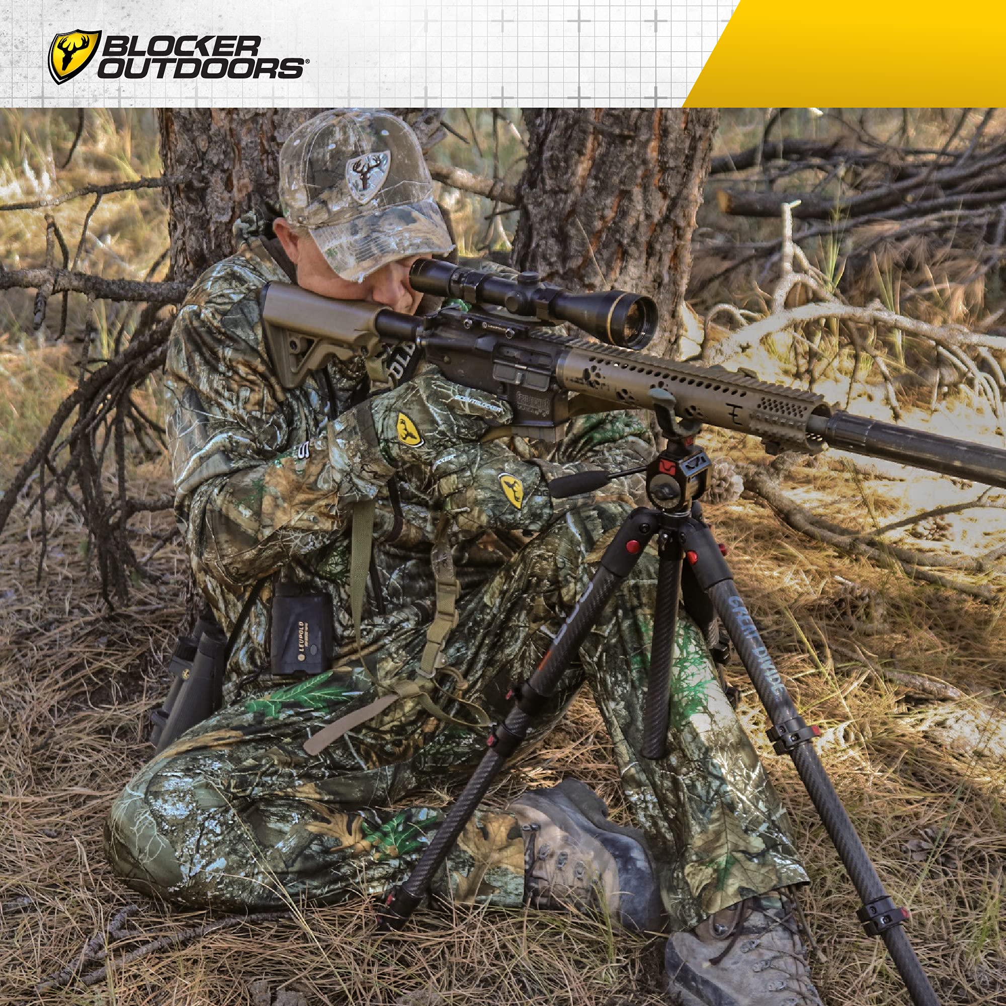 SCENTBLOCKER Shield Series Silentec Midweight Camo Hunting Jacket for Men - Odor Control & Quiet Performance for Deer Hunting & Outdoor Adventures