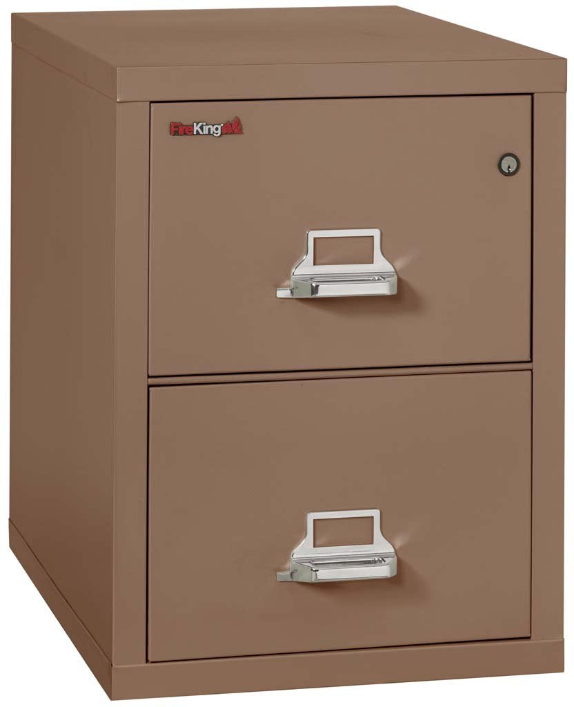 FireKing 2131C 2-Drawer Legal Size Fireproof File Cabinet - Secure Document Storage for Office & Home Use